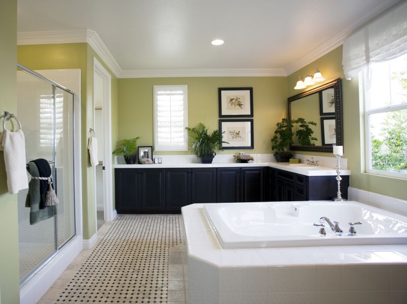Modern Bathroom with Large Format Tiles