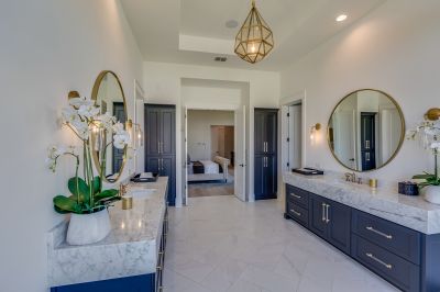 Marble Vanity Area